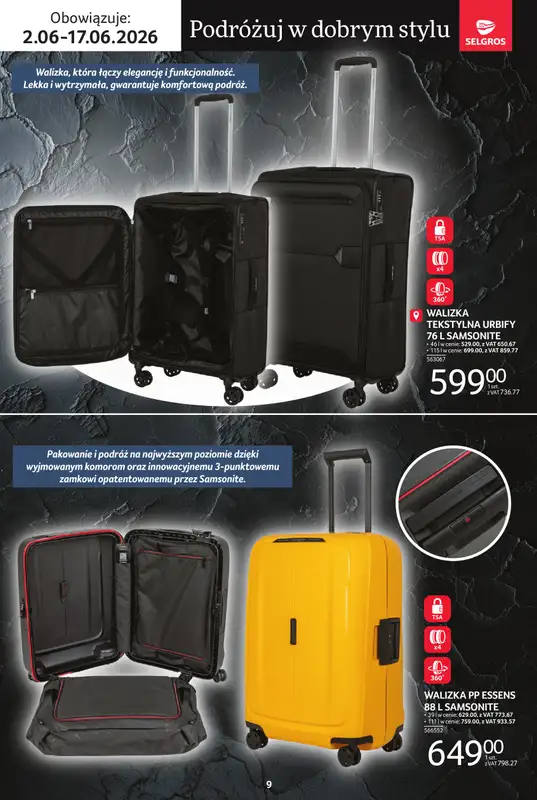 Selgros - gazetka promocyjna Katalog Premium od wtorku 02.06 do środy 17.06 - strona 9
