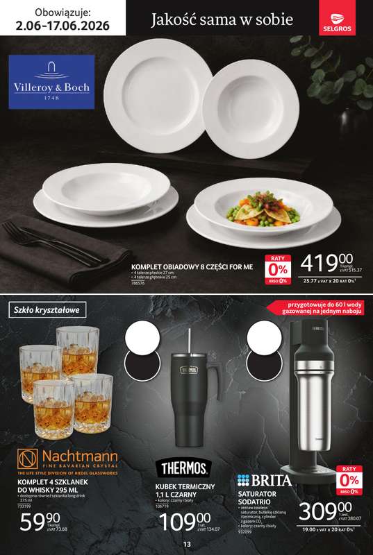 Selgros - gazetka promocyjna Katalog Premium od wtorku 02.06 do środy 17.06 - strona 13