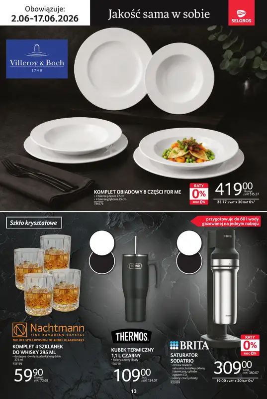 Selgros - gazetka promocyjna Katalog Premium od wtorku 02.06 do środy 17.06 - strona 13