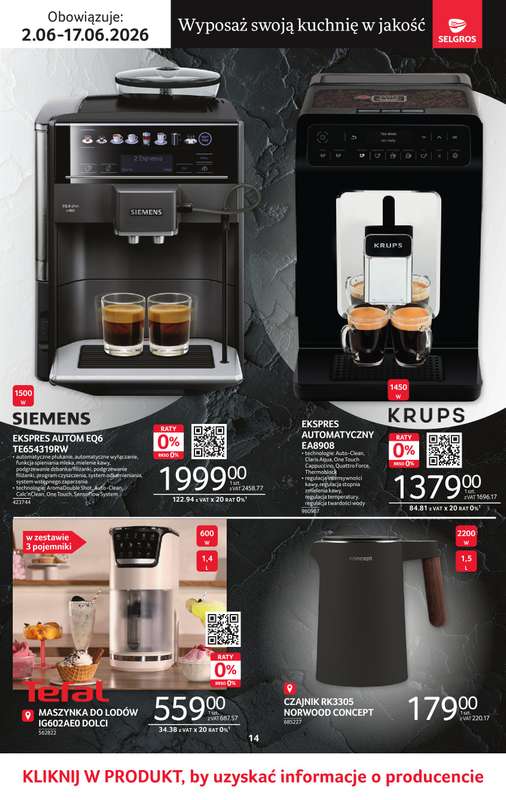 Selgros - gazetka promocyjna Katalog Premium od wtorku 02.06 do środy 17.06 - strona 14