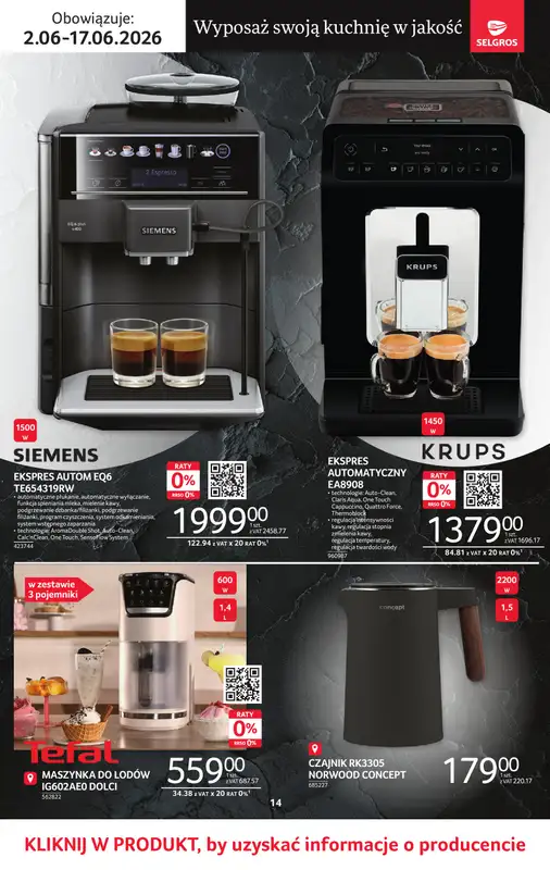 Selgros - gazetka promocyjna Katalog Premium od wtorku 02.06 do środy 17.06 - strona 14