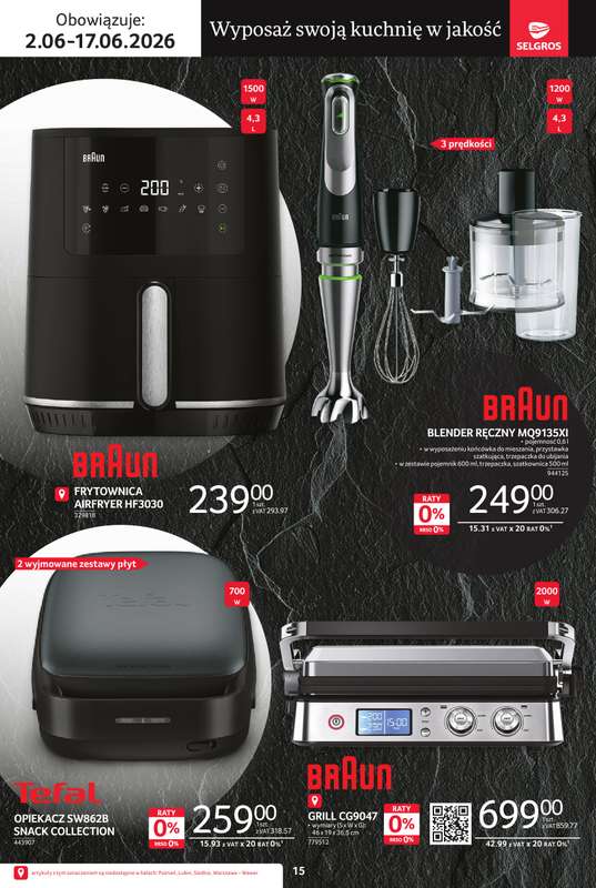 Selgros - gazetka promocyjna Katalog Premium od wtorku 02.06 do środy 17.06 - strona 15