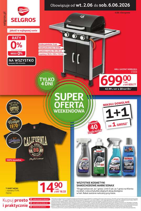 Selgros - gazetka promocyjna Oferta weekendowa od wtorku 02.06 do soboty 06.06