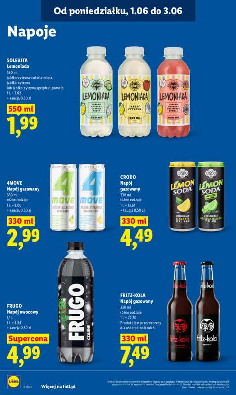 Lidl - gazetka promocyjna Oferta od poniedziałku od poniedziałku 01.06 do środy 03.06 - strona 86