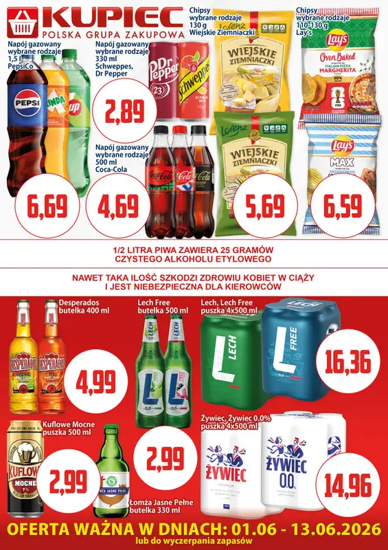 Kupiec - gazetka promocyjna Oferta plakatowa od poniedziałku 01.06 do soboty 13.06 - strona 3