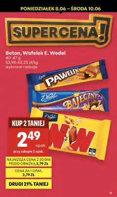 Delikatesy Centrum - gazetka promocyjna Gazetka  do środy 10.06 - strona 13