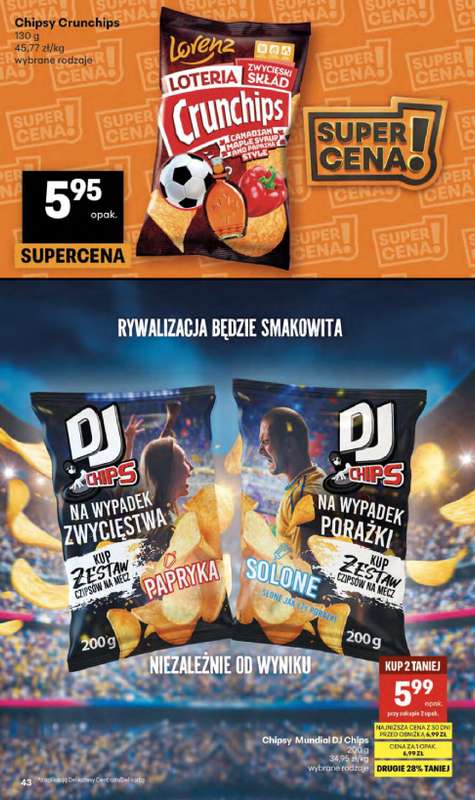 Delikatesy Centrum - gazetka promocyjna Gazetka  do środy 10.06 - strona 43