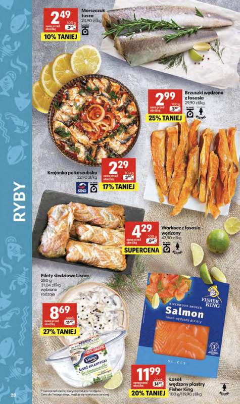 Delikatesy Centrum - gazetka promocyjna Gazetka  do środy 10.06 - strona 28