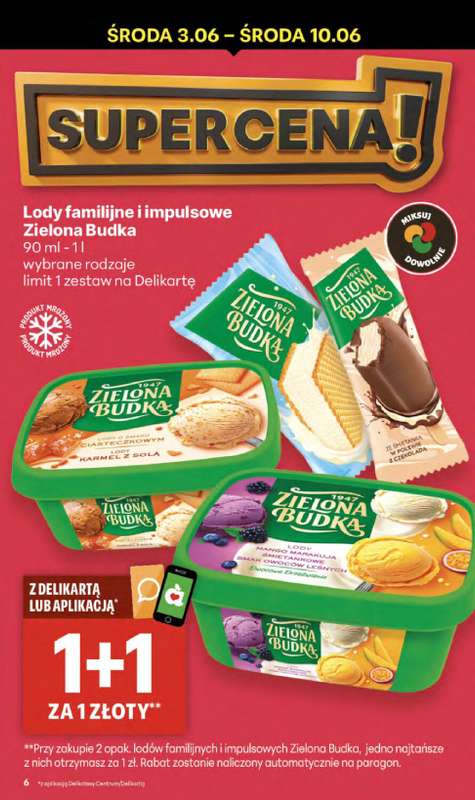 Delikatesy Centrum - gazetka promocyjna Gazetka  do środy 10.06 - strona 6