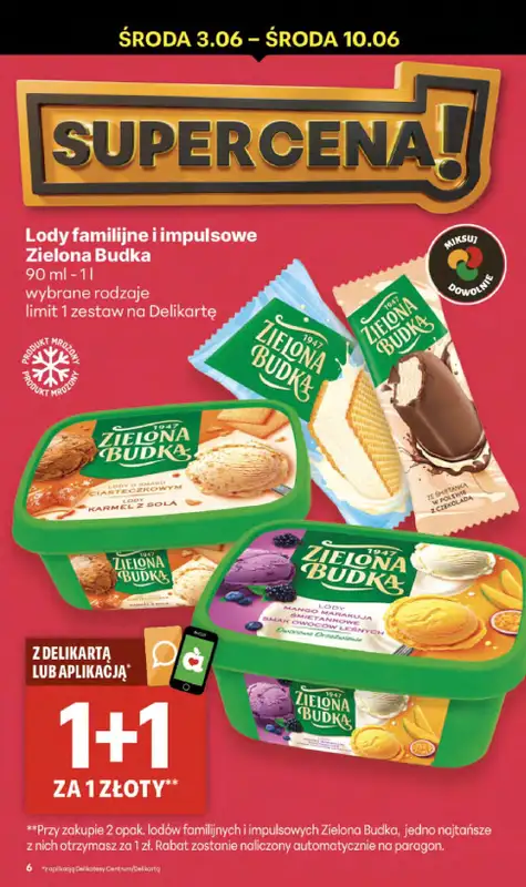 Delikatesy Centrum - gazetka promocyjna Gazetka  do środy 10.06 - strona 6