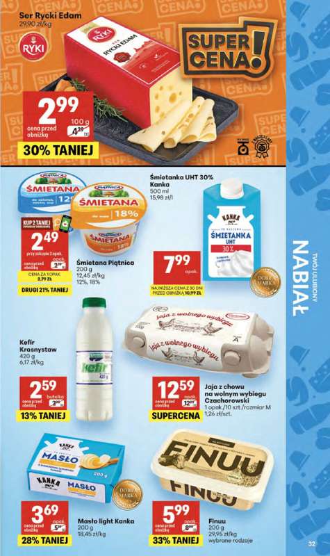 Delikatesy Centrum - gazetka promocyjna Gazetka  do środy 10.06 - strona 32