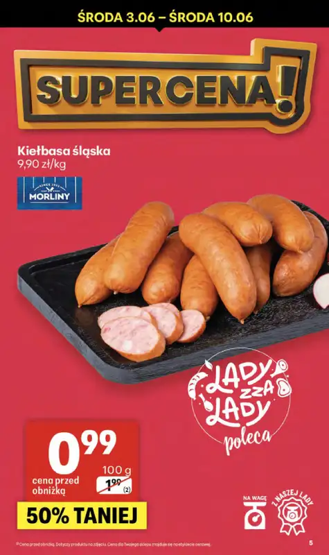 Delikatesy Centrum - gazetka promocyjna Gazetka  do środy 10.06 - strona 5