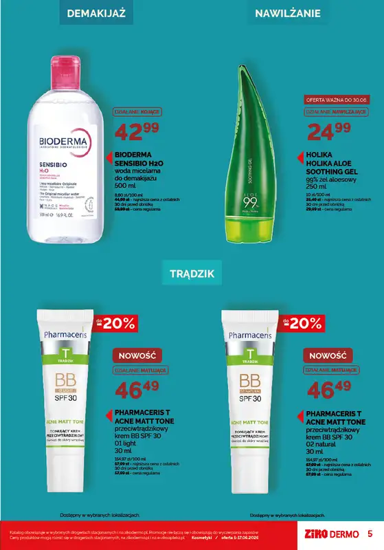 Ziko Dermo - gazetka promocyjna Gazetka od piątku 05.06 do środy 17.06 - strona 5
