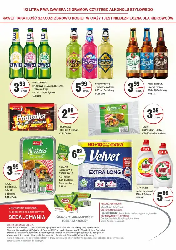 Sedal - gazetka promocyjna Gazetka od środy 03.06 do soboty 13.06 - strona 6