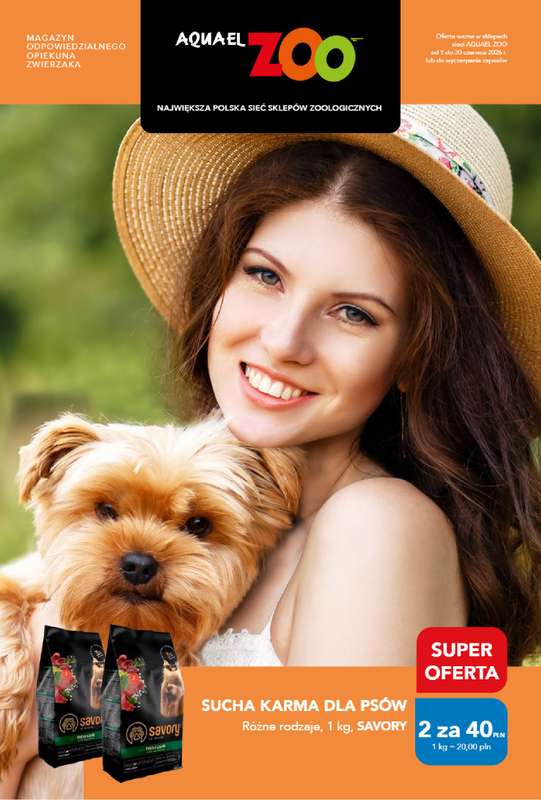 Aquael zoo - gazetka promocyjna Gazetka od poniedziałku 01.06 do wtorku 30.06