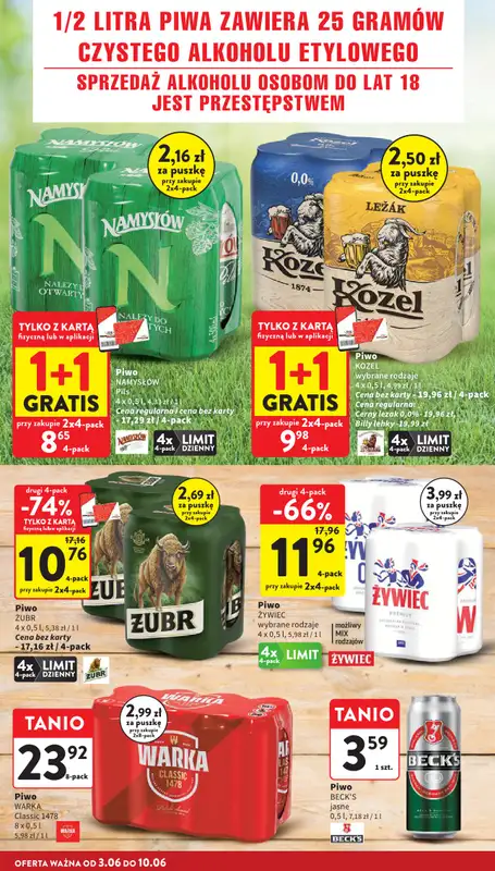 Intermarche - gazetka promocyjna Gazetka od środy 03.06 do środy 10.06 - strona 10