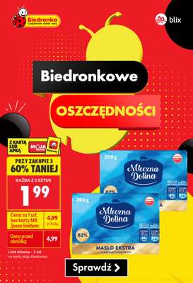 Biedronka - gazetka promocyjna Biedronkowe oszczędności od poniedziałku 01.06 do środy 03.06