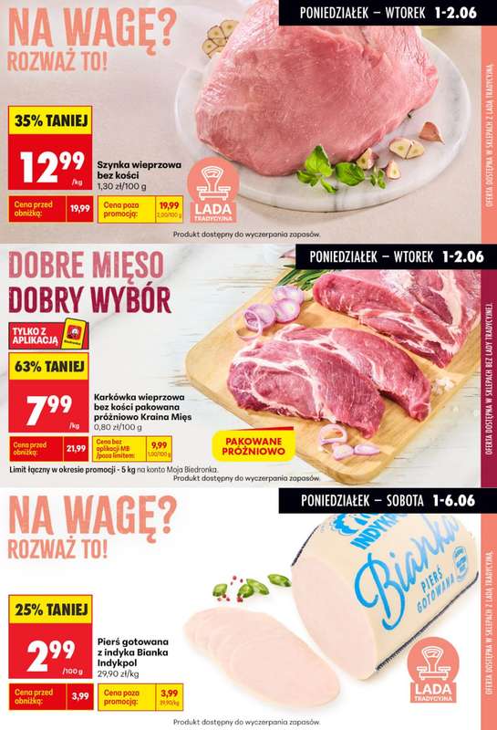 Biedronka - gazetka promocyjna Biedronkowe oszczędności od poniedziałku 01.06 do środy 03.06 - strona 6