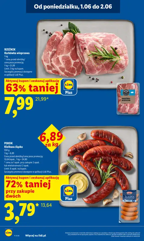 Lidl - gazetka promocyjna Oferta od poniedziałku od poniedziałku 01.06 do środy 03.06 - strona 2