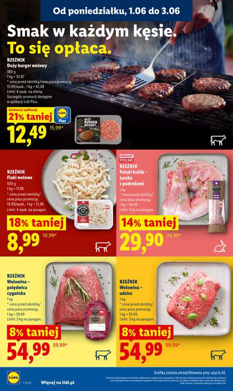 Lidl - gazetka promocyjna Oferta od poniedziałku od poniedziałku 01.06 do środy 03.06 - strona 74