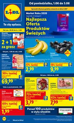 Lidl - gazetka promocyjna Oferta od poniedziałku od poniedziałku 01.06 do środy 03.06