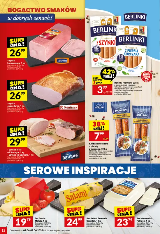 Twój Market - gazetka promocyjna Gazetka od wtorku 02.06 do wtorku 09.06 - strona 12