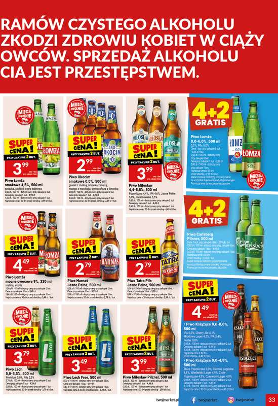 Twój Market - gazetka promocyjna Gazetka od wtorku 02.06 do wtorku 09.06 - strona 33