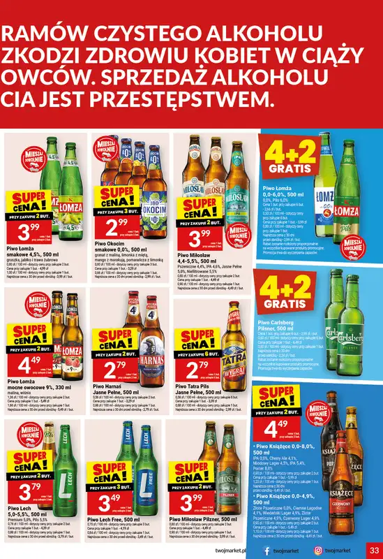 Twój Market - gazetka promocyjna Gazetka od wtorku 02.06 do wtorku 09.06 - strona 33