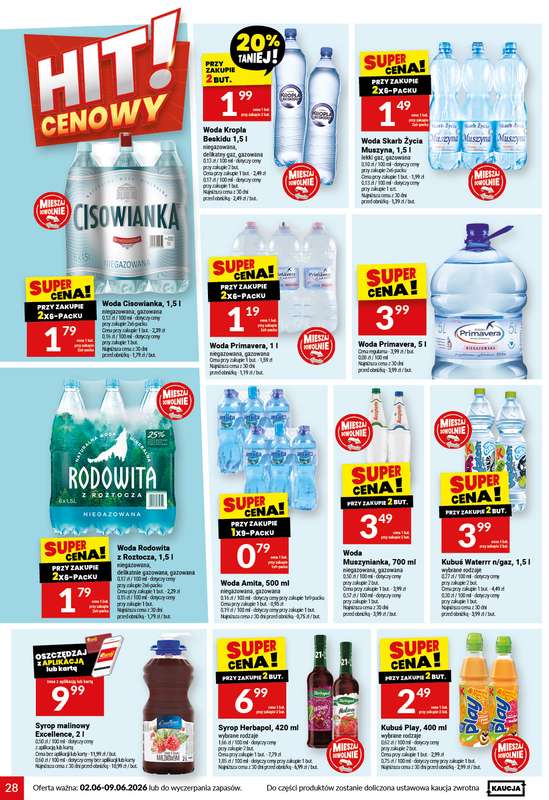 Twój Market - gazetka promocyjna Gazetka od wtorku 02.06 do wtorku 09.06 - strona 28