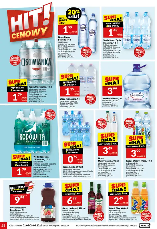 Twój Market - gazetka promocyjna Gazetka od wtorku 02.06 do wtorku 09.06 - strona 28