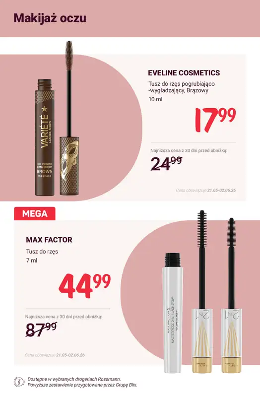Rossmann - gazetka promocyjna Naturalny look na lato - promocje makijażowe! od poniedziałku 01.06 do środy 10.06 - strona 10