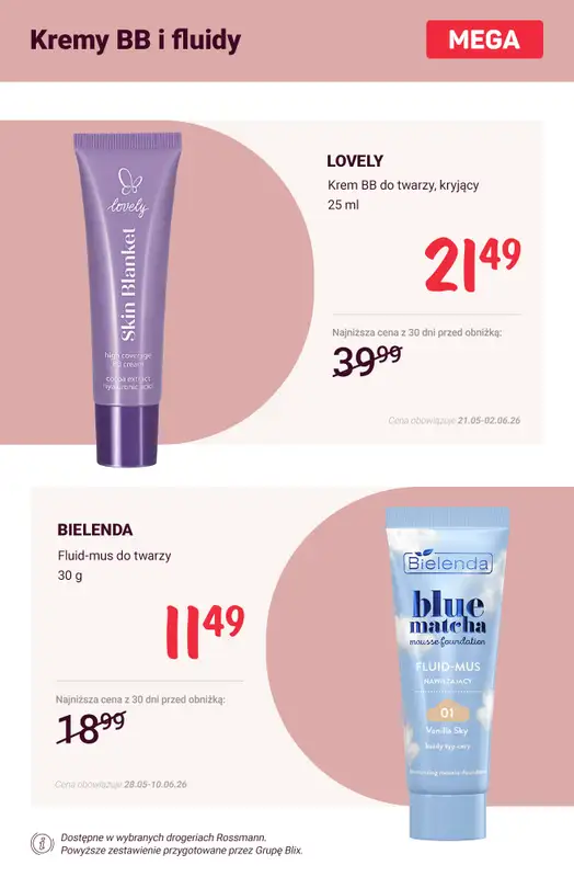 Rossmann - gazetka promocyjna Naturalny look na lato - promocje makijażowe! od poniedziałku 01.06 do środy 10.06 - strona 4