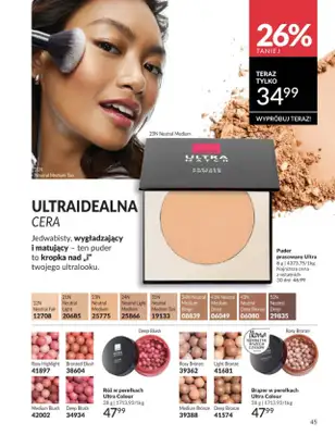 AVON - gazetka promocyjna Katalog Czerwiec 2016 od poniedziałku 01.06 do wtorku 30.06 - strona 45