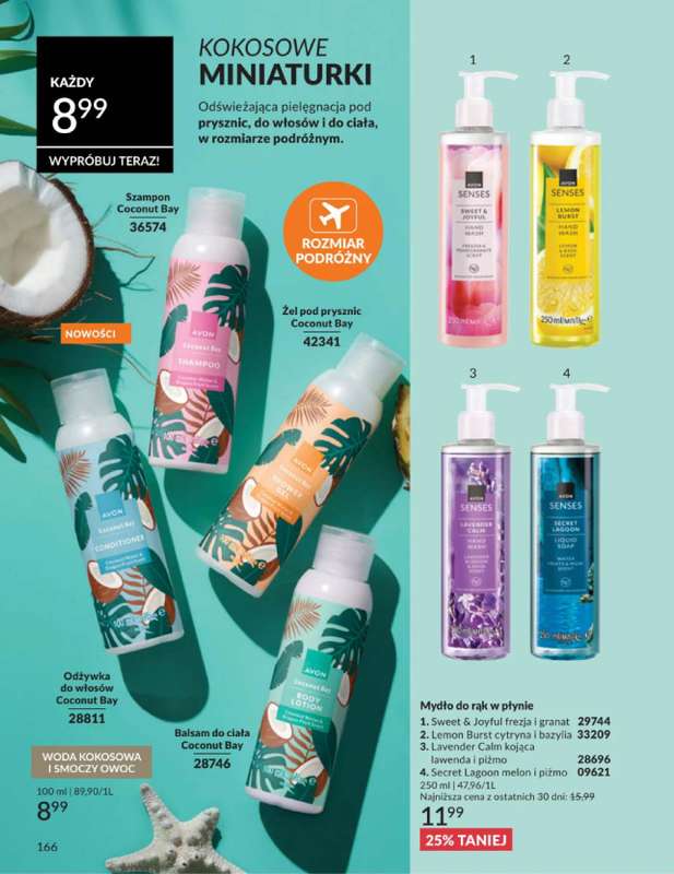 AVON - gazetka promocyjna Katalog Czerwiec 2016 od poniedziałku 01.06 do wtorku 30.06 - strona 166