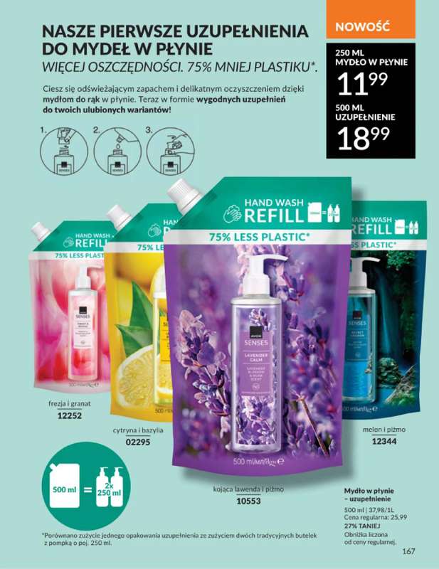 AVON - gazetka promocyjna Katalog Czerwiec 2016 od poniedziałku 01.06 do wtorku 30.06 - strona 167