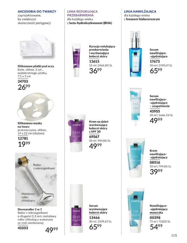 AVON - gazetka promocyjna Katalog Czerwiec 2016 od poniedziałku 01.06 do wtorku 30.06 - strona 115