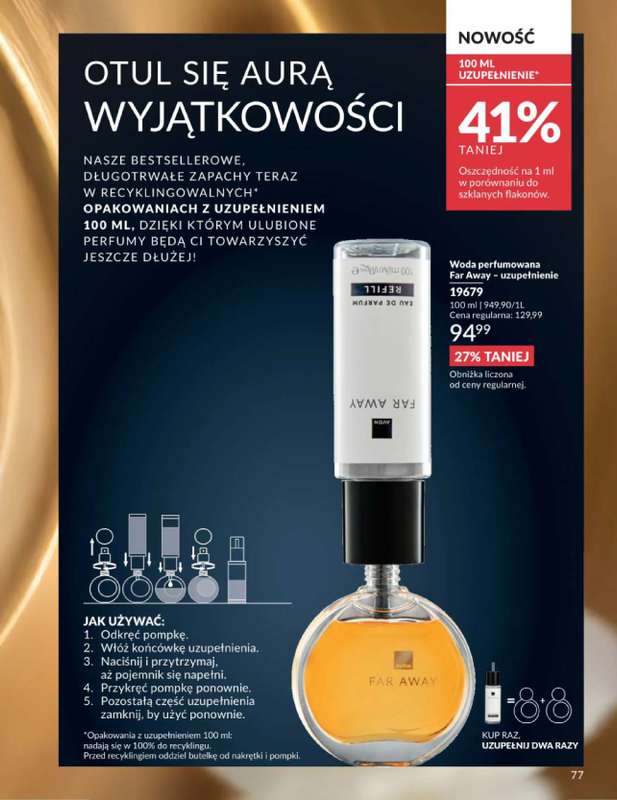AVON - gazetka promocyjna Katalog Czerwiec 2016 od poniedziałku 01.06 do wtorku 30.06 - strona 77