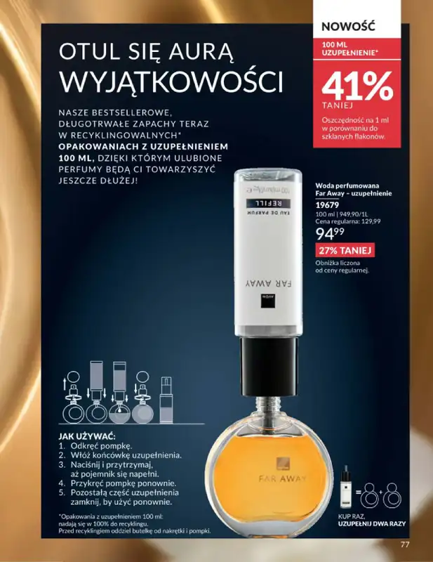 AVON - gazetka promocyjna Katalog Czerwiec 2016 od poniedziałku 01.06 do wtorku 30.06 - strona 77