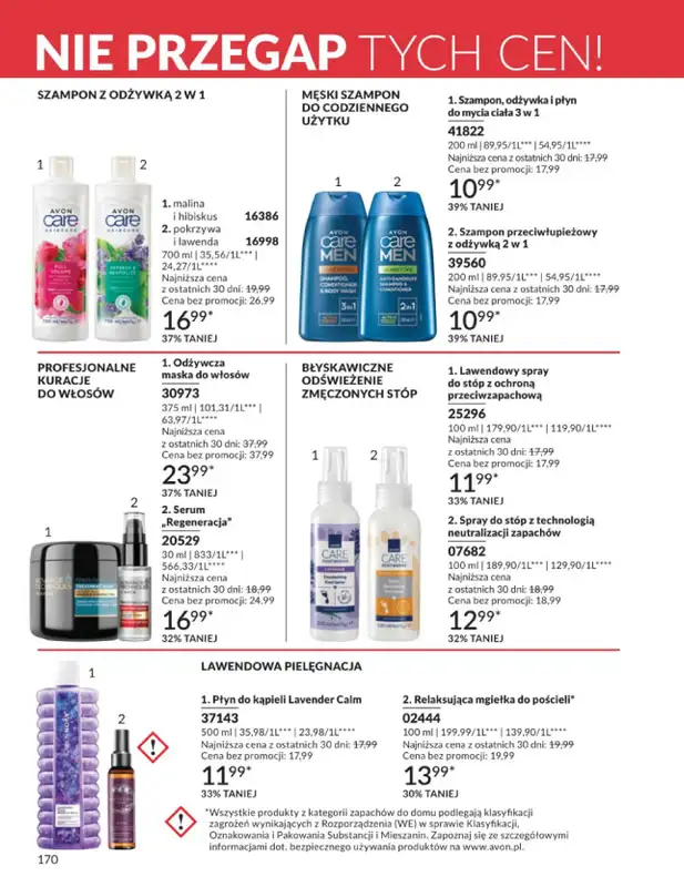 AVON - gazetka promocyjna Katalog Czerwiec 2016 od poniedziałku 01.06 do wtorku 30.06 - strona 170