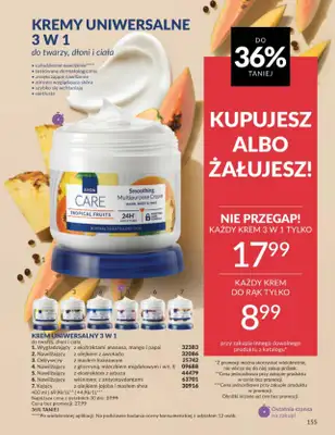 AVON - gazetka promocyjna Katalog Czerwiec 2016 od poniedziałku 01.06 do wtorku 30.06 - strona 155
