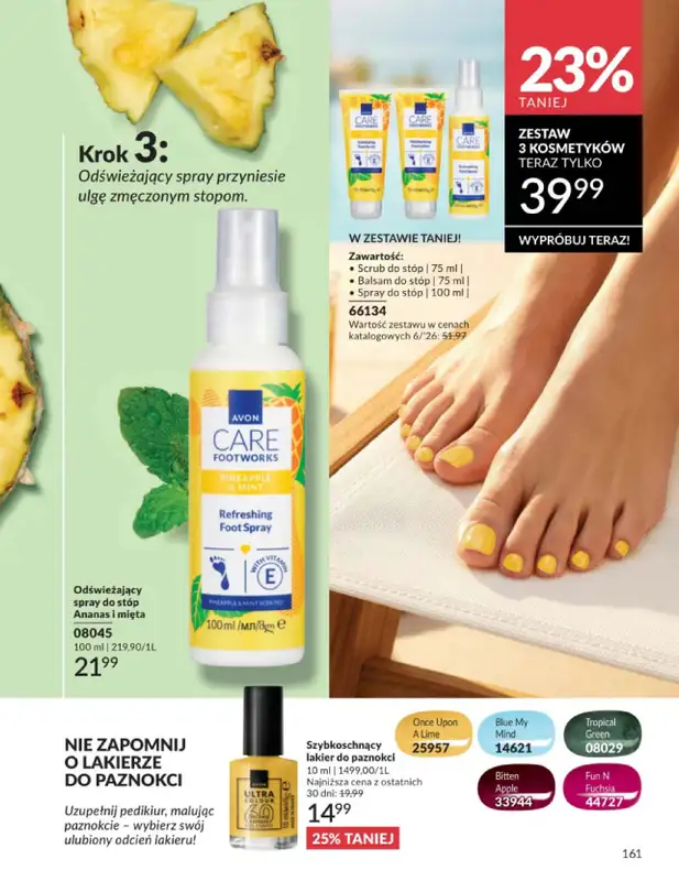 AVON - gazetka promocyjna Katalog Czerwiec 2016 od poniedziałku 01.06 do wtorku 30.06 - strona 161
