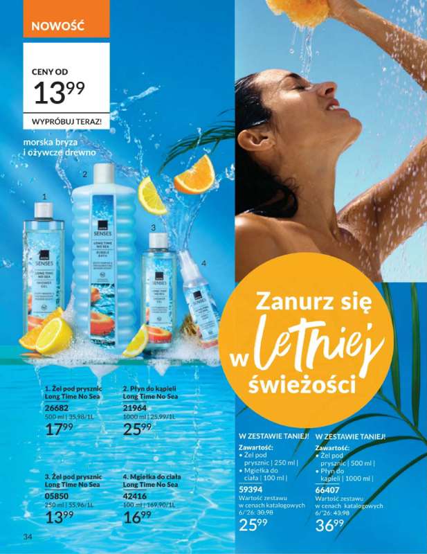 AVON - gazetka promocyjna Katalog Czerwiec 2016 od poniedziałku 01.06 do wtorku 30.06 - strona 34