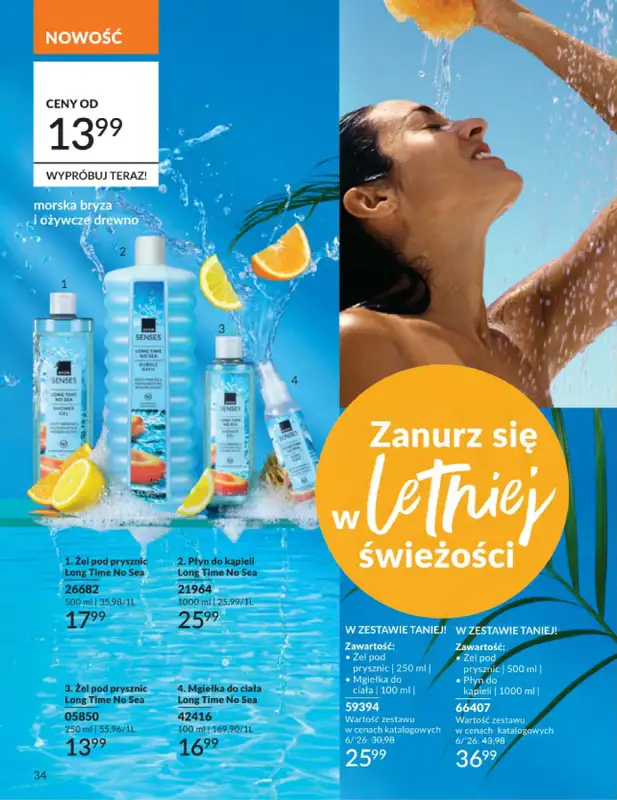 AVON - gazetka promocyjna Katalog Czerwiec 2016 od poniedziałku 01.06 do wtorku 30.06 - strona 34