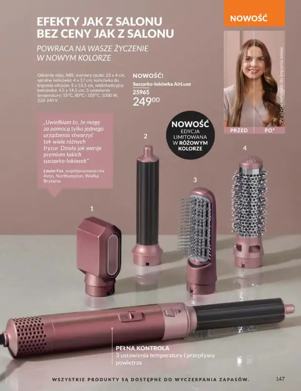 AVON - gazetka promocyjna Katalog Czerwiec 2016 od poniedziałku 01.06 do wtorku 30.06 - strona 147