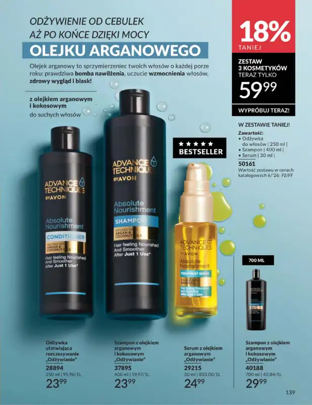 AVON - gazetka promocyjna Katalog Czerwiec 2016 od poniedziałku 01.06 do wtorku 30.06 - strona 139
