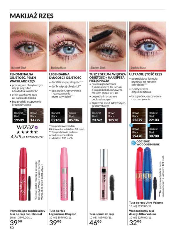 AVON - gazetka promocyjna Katalog Czerwiec 2016 od poniedziałku 01.06 do wtorku 30.06 - strona 50