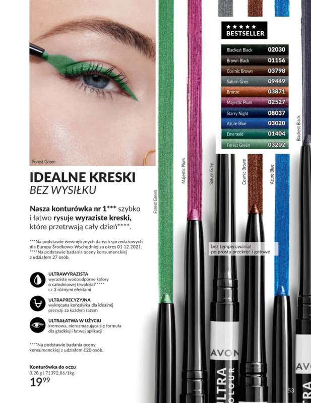 AVON - gazetka promocyjna Katalog Czerwiec 2016 od poniedziałku 01.06 do wtorku 30.06 - strona 53