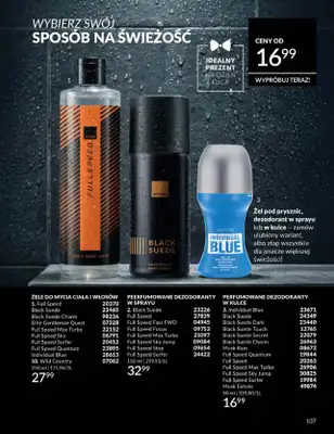 AVON - gazetka promocyjna Katalog Czerwiec 2016 od poniedziałku 01.06 do wtorku 30.06 - strona 107