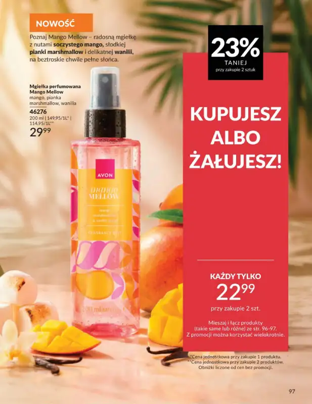 AVON - gazetka promocyjna Katalog Czerwiec 2016 od poniedziałku 01.06 do wtorku 30.06 - strona 97