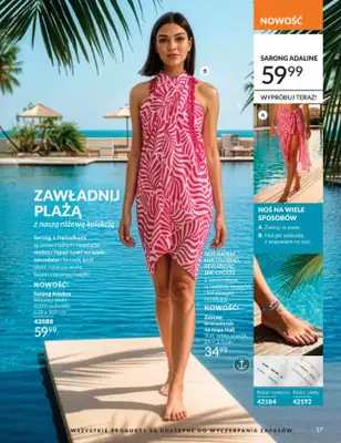 AVON - gazetka promocyjna Katalog Czerwiec 2016 od poniedziałku 01.06 do wtorku 30.06 - strona 37
